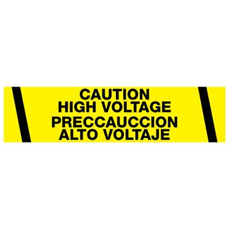 Caution High Voltage/Precaucion Alto Voltaje Barricade Tape